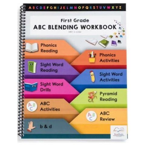 First Grade ABC Blending Workbook- ABC In Order
