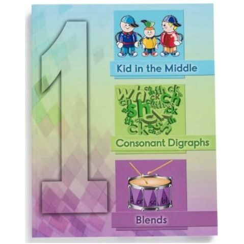 Book 1: Kid in the Middle, Digraphs, and Blends Workbook