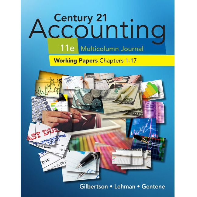 Multicolumn Accounting Journal Workbook