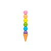 Rainbow Scoops Vanilla Scented Stacking Erasable Crayons