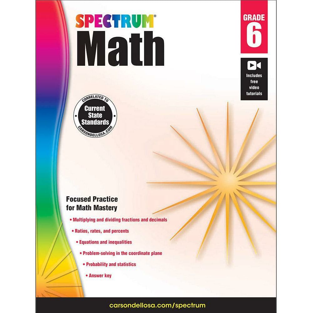 Spectrum Math Grade 6
