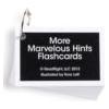 More Marvelous Hints Flashcards