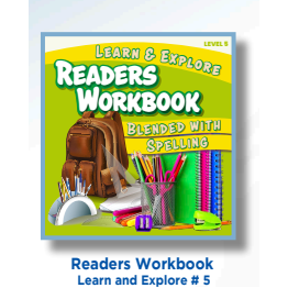 Readers Workbook Learn & Explore #5 - Blended With Spelling
