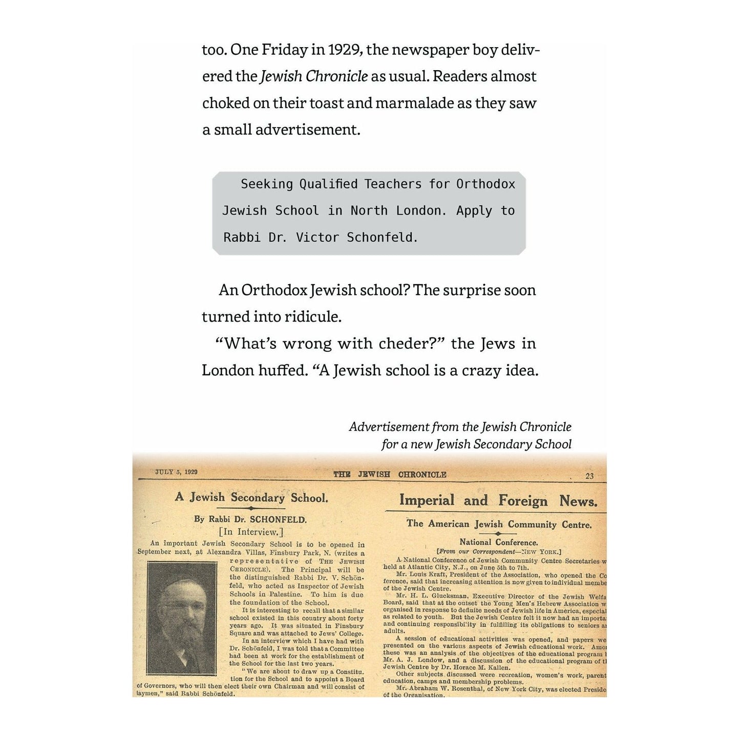 Rabbi Dr. Solomon Schonfeld