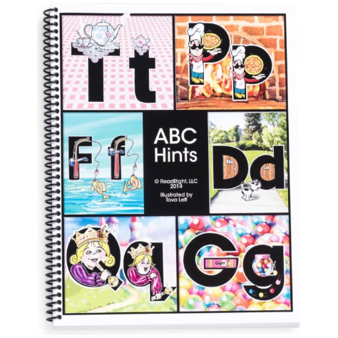 ABC Hints Teacher Color Display- Spiral