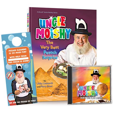 Uncle Moishy Pesach Book + CD