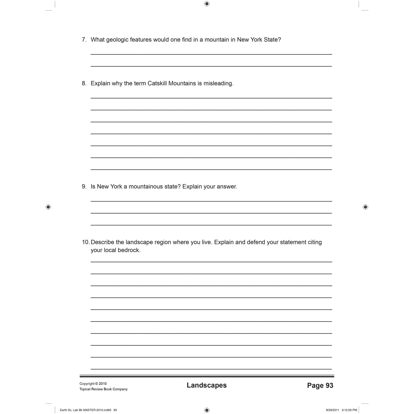 Earth Science Investigations - 3rd Edition