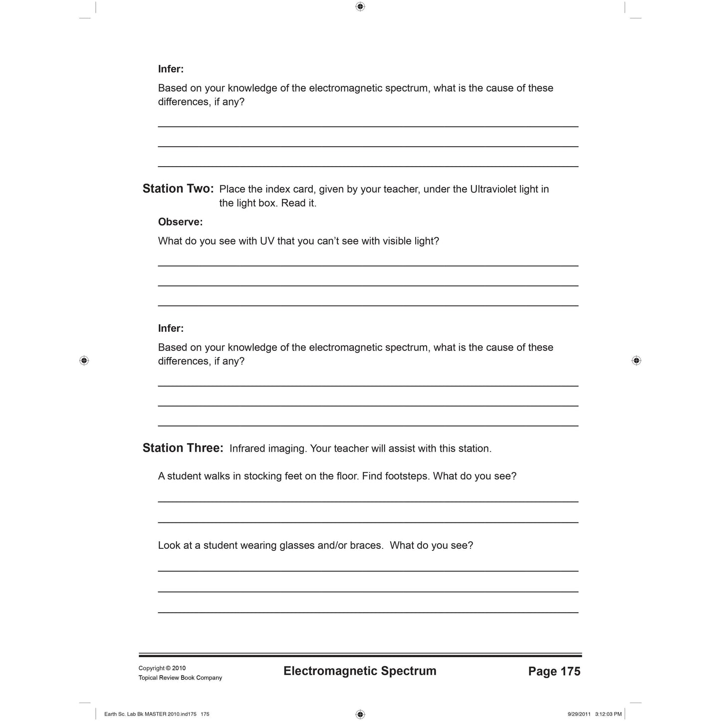 Earth Science Investigations - 3rd Edition