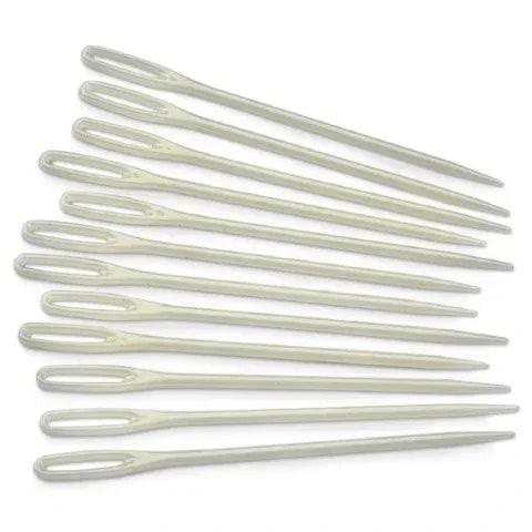 NEEDLES: Weaving, 2.75" - 3" long, plastic, 12/pk