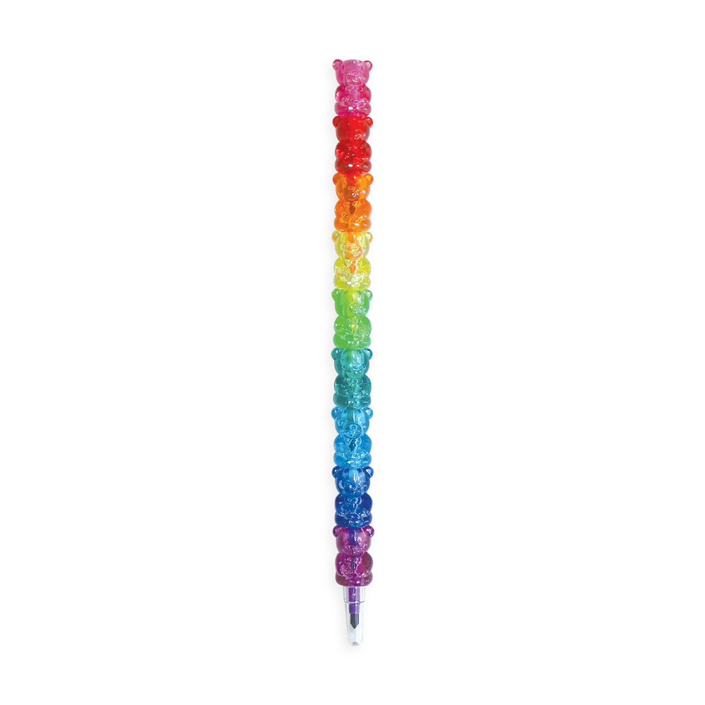 Bunch O' Bears Gummy Bear Stacking Crayon - Set of 9