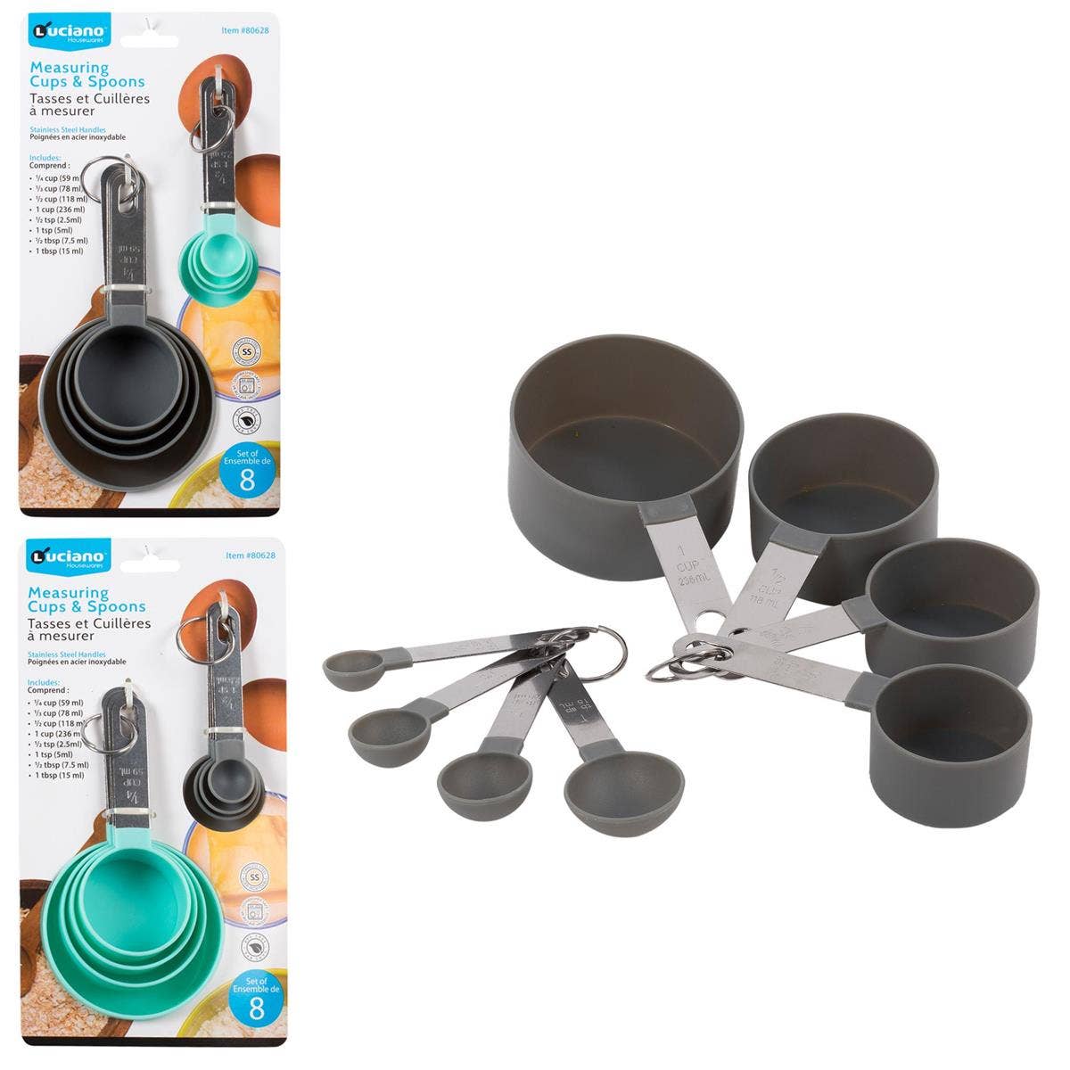 MEASURING CUPS/SPOONS: Measuring Set