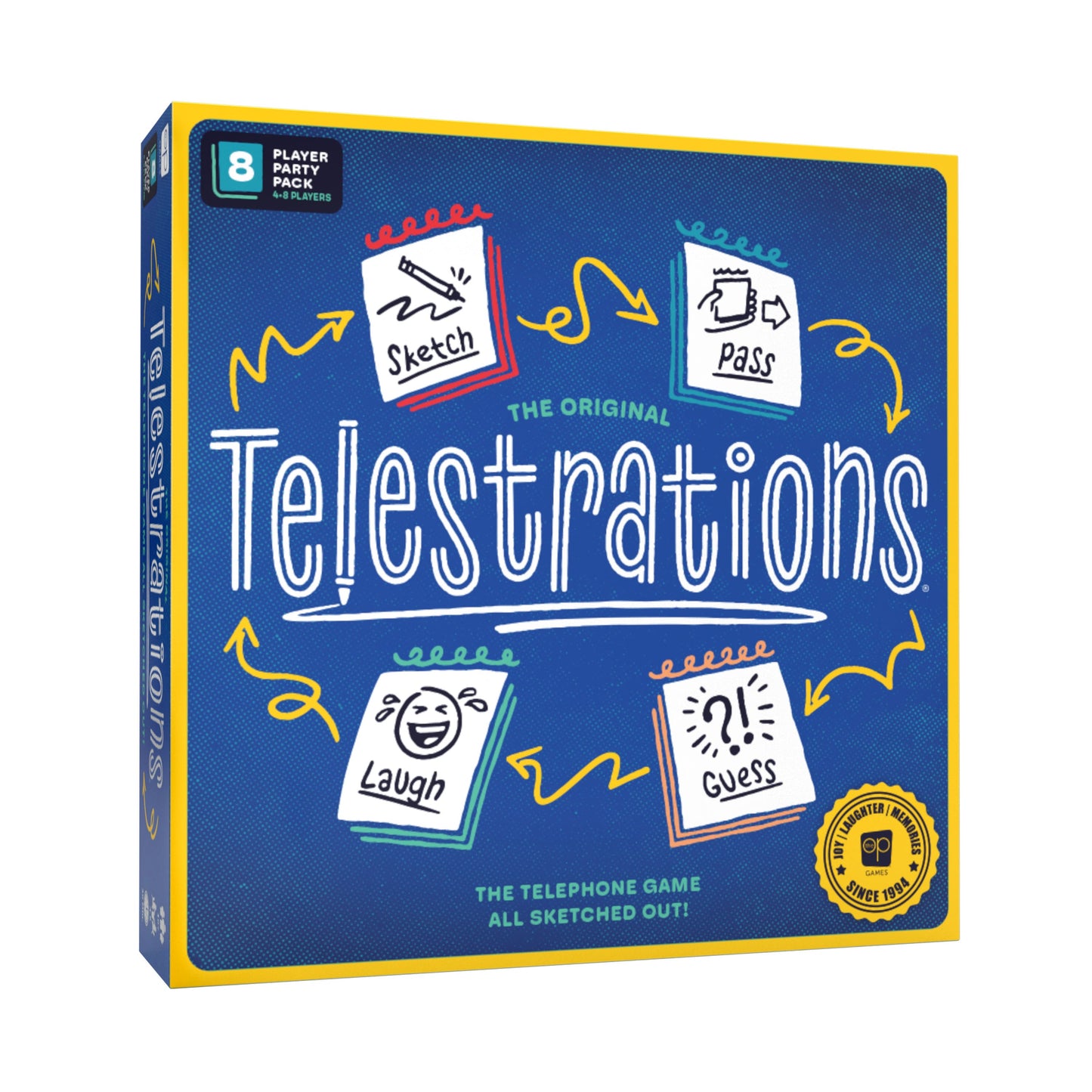Telestrations 8 Player game box