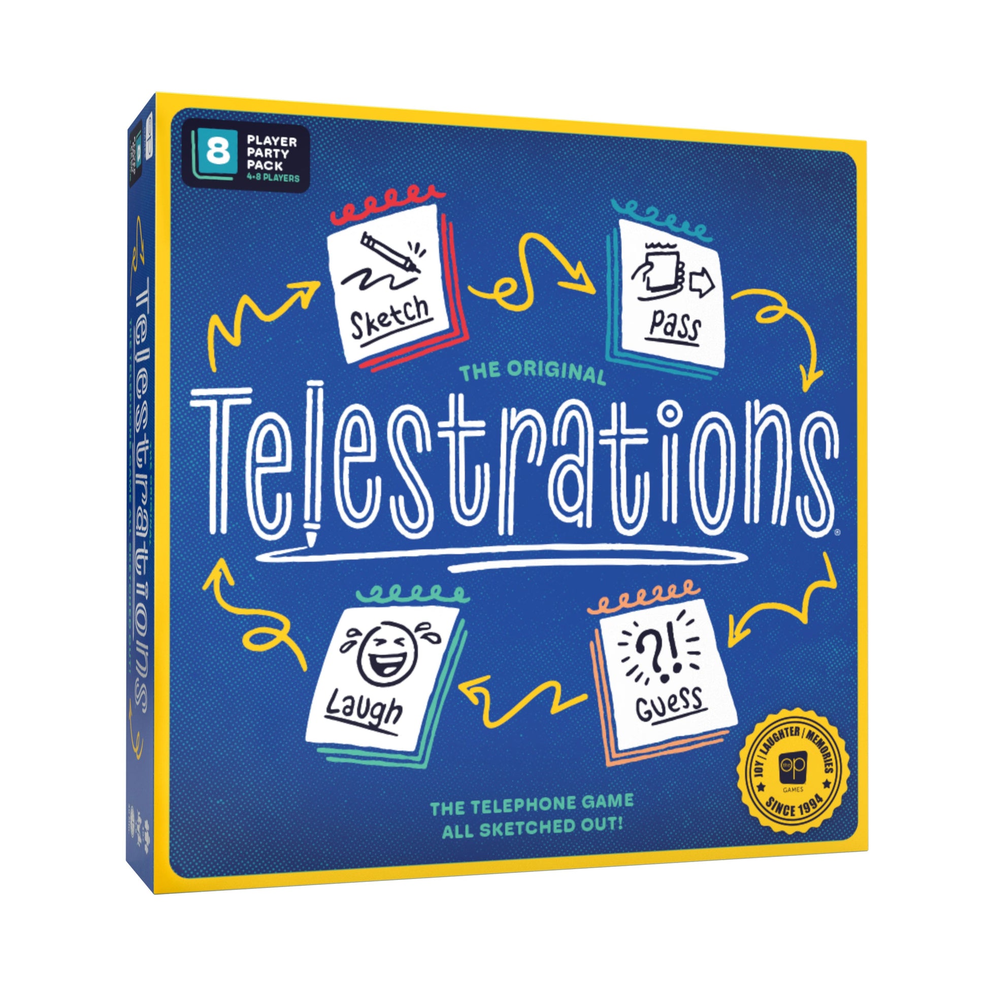 Telestrations 8 Player game box