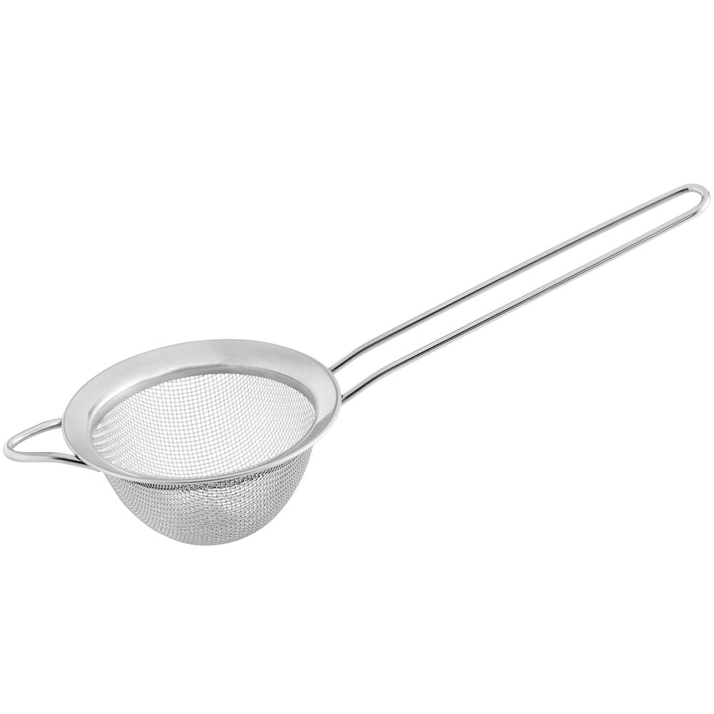 STRAINER: Handheld, wire mesh approx 3" diam