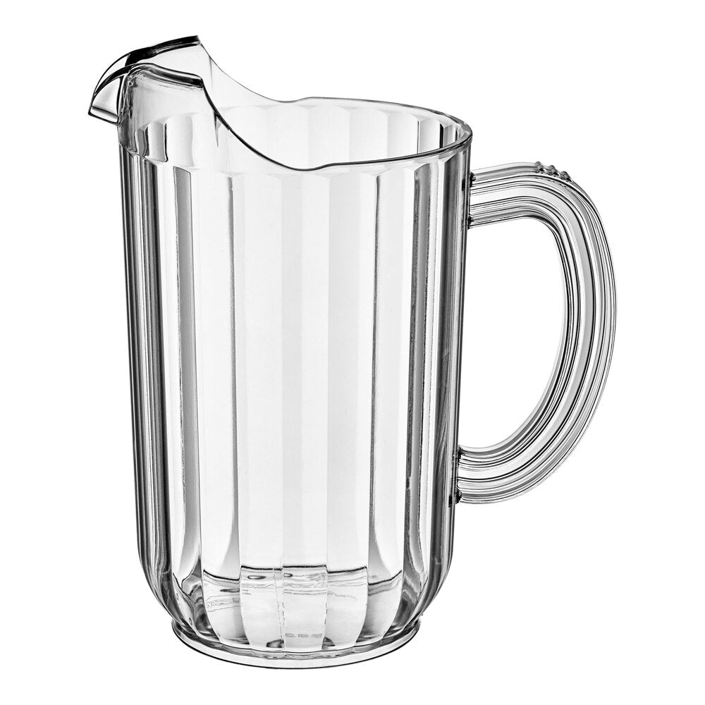 Pitcher: Plastic, clear, 48oz