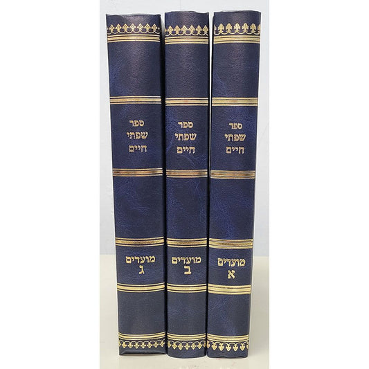 Sifsei Chaim, 3 Volume Set, Moadim (Hebrew Only): Feldheim