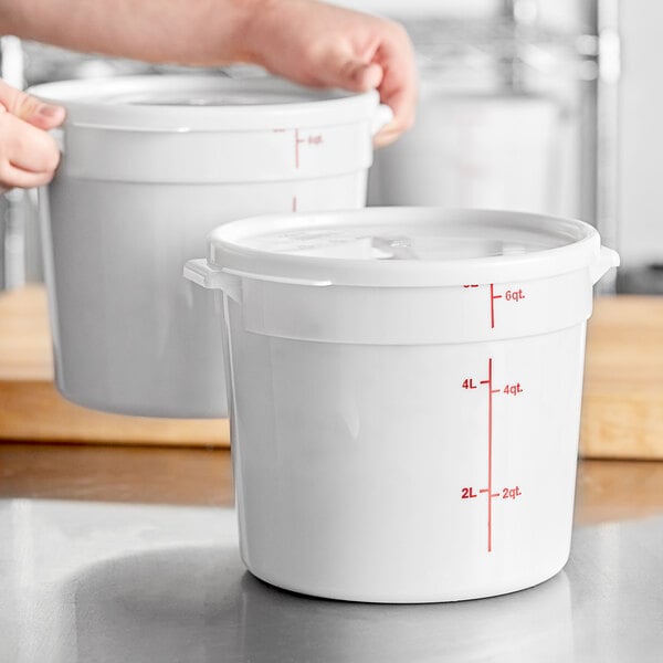 BUCKET: PLASTIC, AT LEAST 5 QT