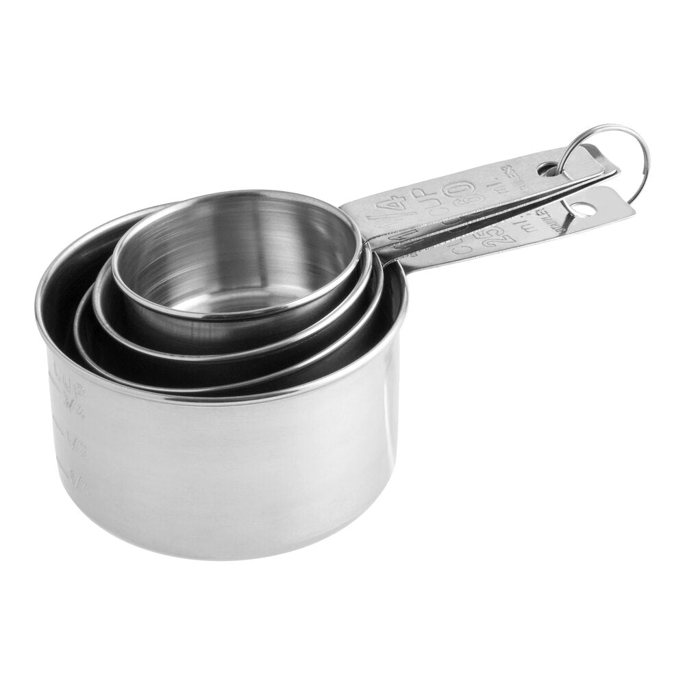 MEASURING: CUPS: Set, Includes 1/4, 1/3, 1/2 & 1 cup