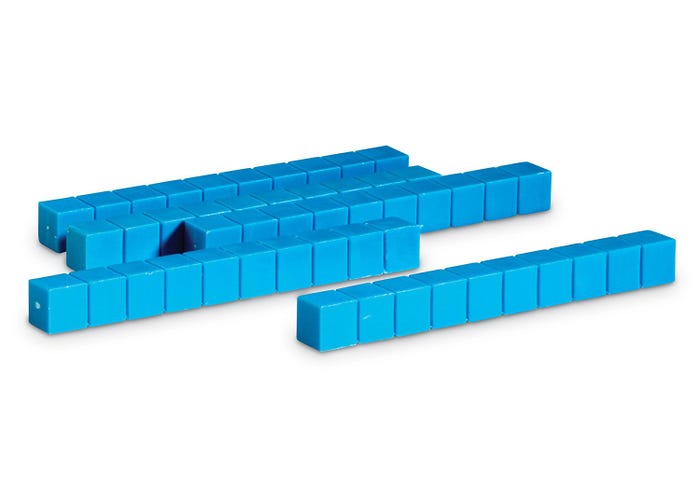 BASE TEN RODS-PLASTIC (set of 50)