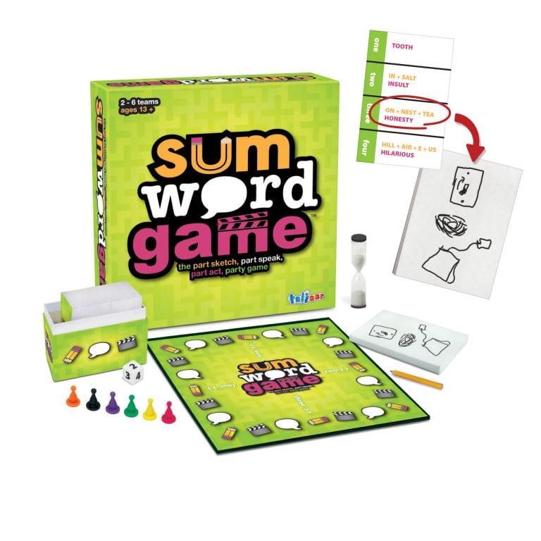 SUM Word Game box