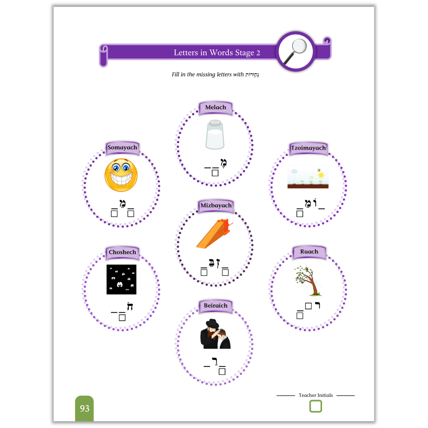 Seder Kriah Stage 4 Klolim Meyuchadim (Day School Full Edition)