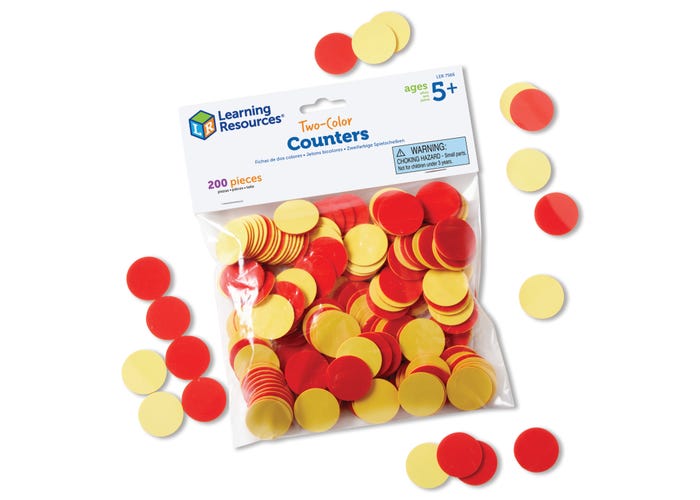 COUNTERS: Two-Color Counting Chips, 200/pk