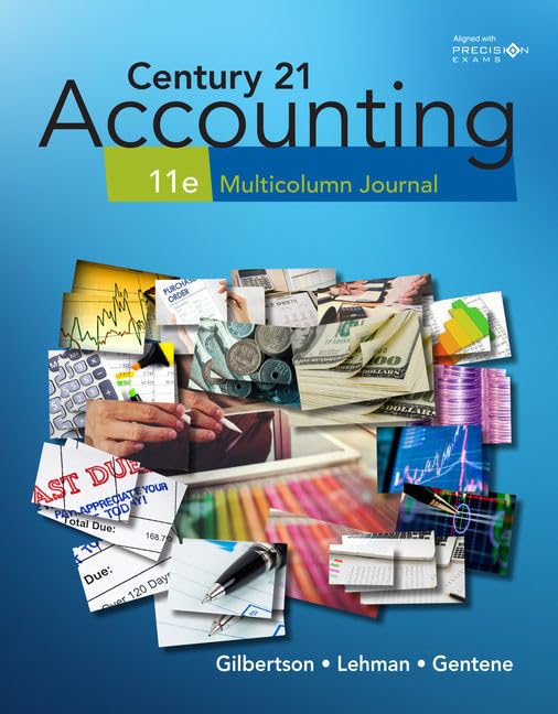 Multicolumn Accounting Journal Textbook