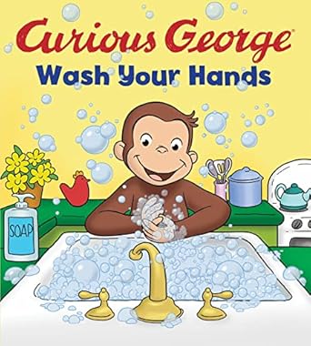 Curious George: Wash Your Hands - Board Book