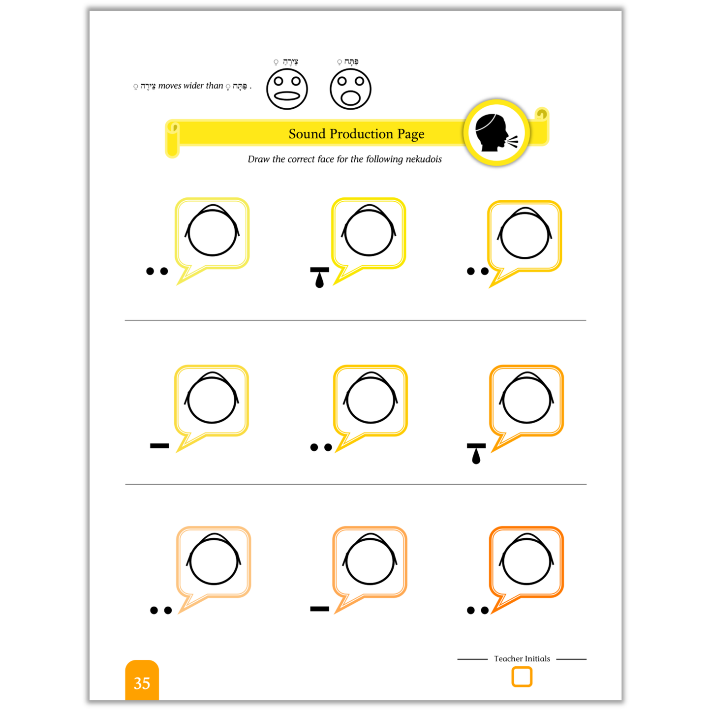 Seder Kriah Stage 1 Os Nekudoh (Day School Full Edition)