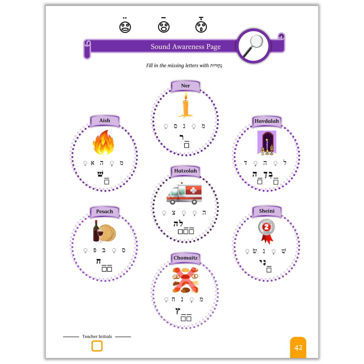 Seder Kriah Stage 1 Os Nekudoh (Day School Full Edition)