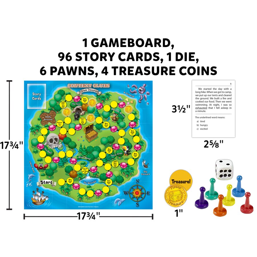 Context Clues Game Blue Level size reference