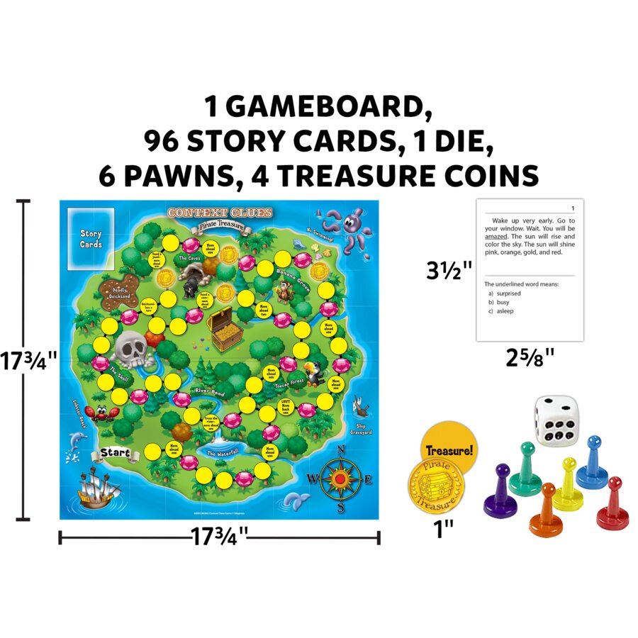 Context Clues Game Red Level size reference