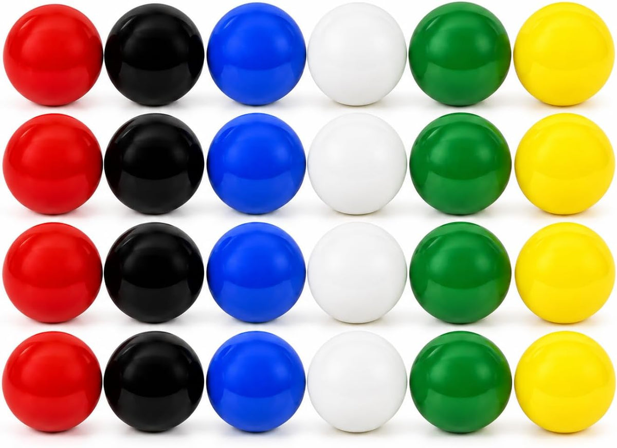 MARBLES: Asst Color,1" dia, BG>20