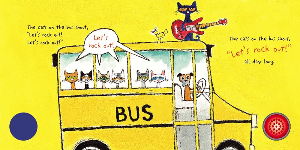 Pete the Cat: The Wheels on the Bus Sound Book