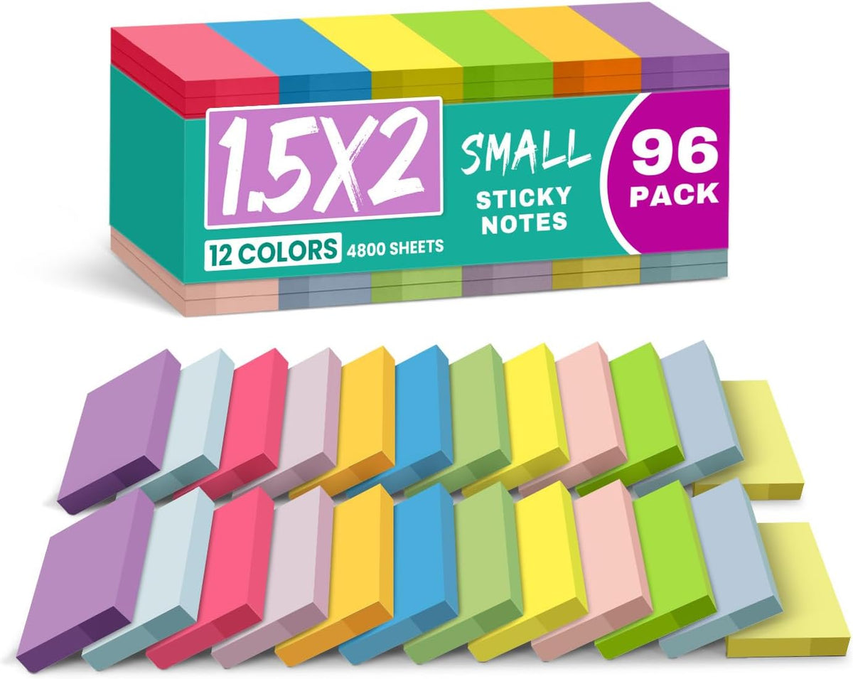 SELF STICK NOTES, 1.5 X 2, PAD