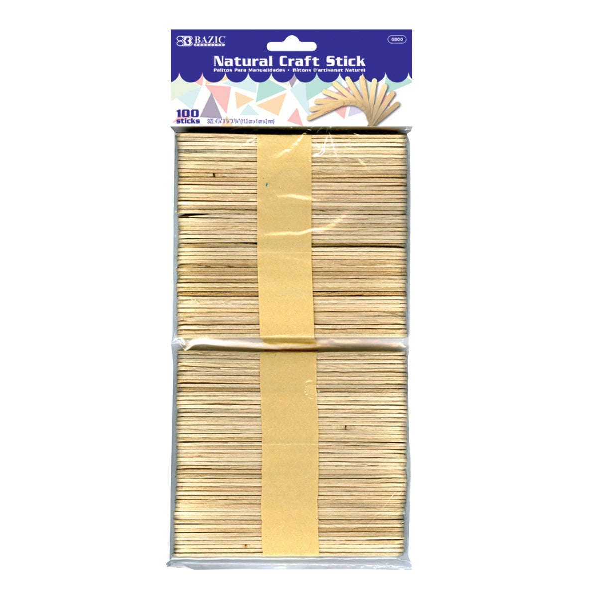CRAFT STICKS: REGULAR, 100/PK