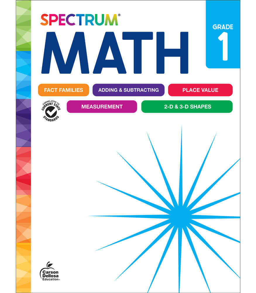 Spectrum Math Workbook Grade 1 Paperback