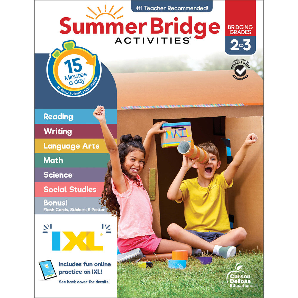 Summer Bridge Activities Workbook Grade 2-3 Paperback