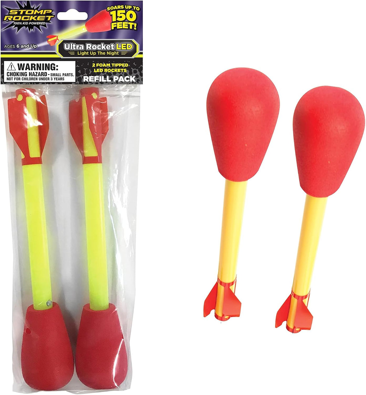 ROCKET: Ultra Stomp Rockets, Refill 2/pk