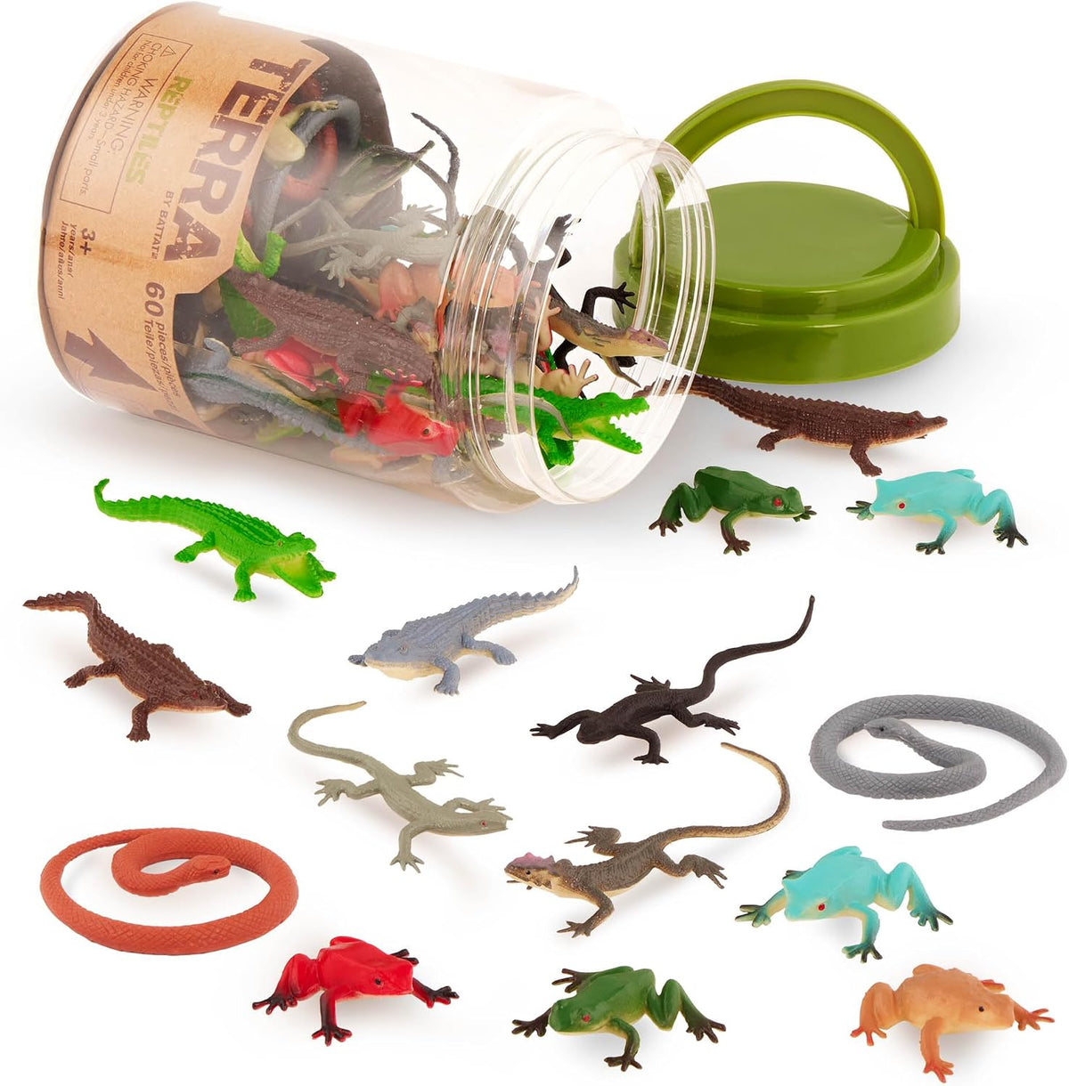ANIMALS: Lizards, realistic, 60 pcs