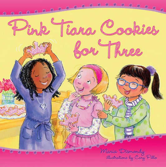 Pink Tiara Cookies for Three