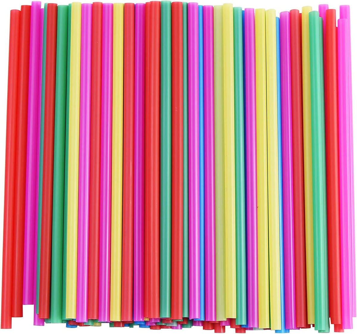 STRAWS: 1/4" diameter, NOT individually wrapped, 100/pk
