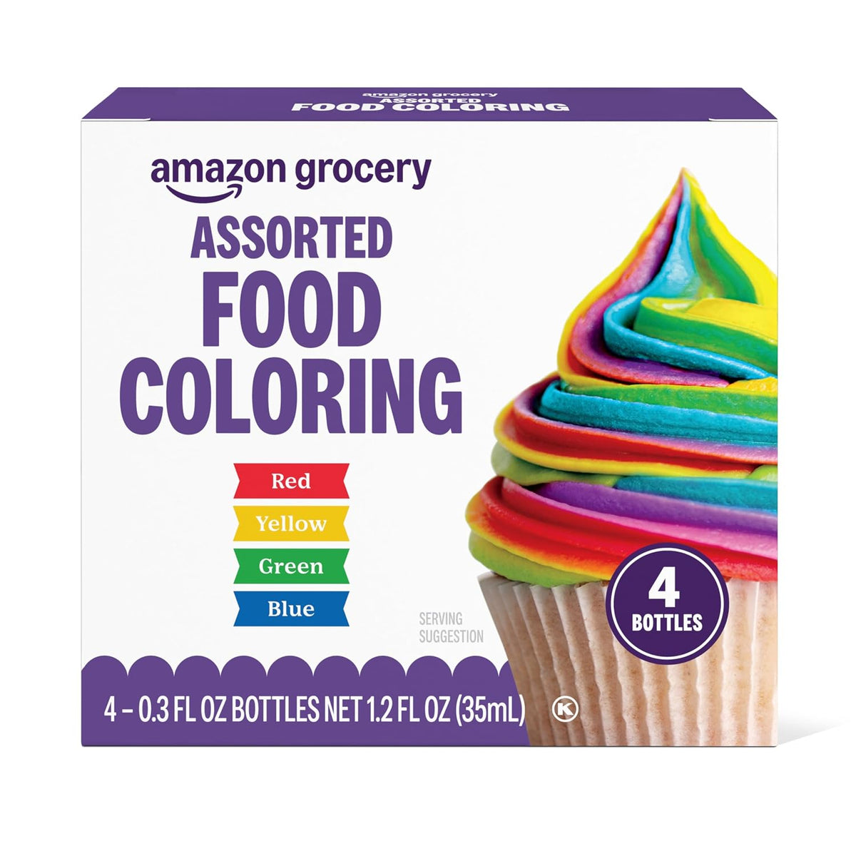 FOOD COLORING: set of 4 colors