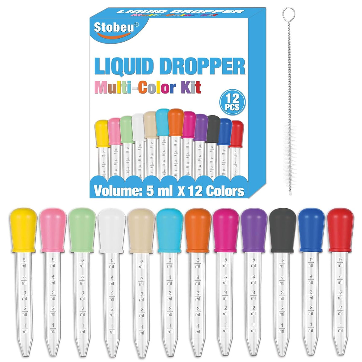 DROPPERS: Pipettes, Plastic, Paint, 12/pk