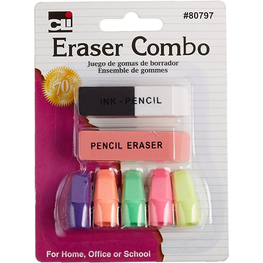 Charles Leonard Pencil Eraser Combo Pack