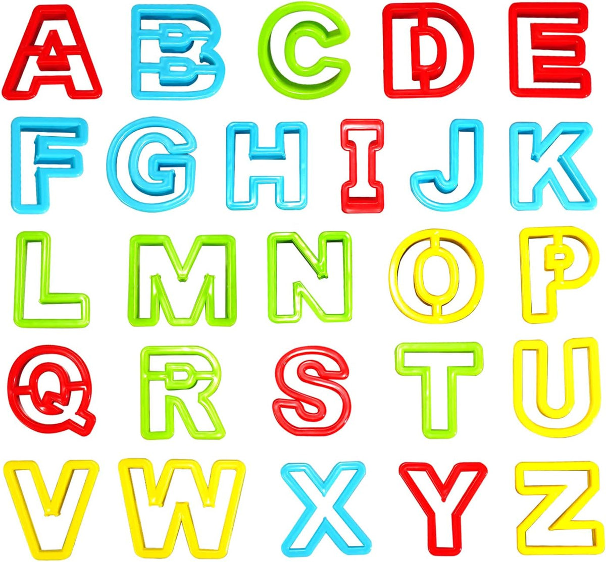 LETTERS: Alphabet Clay Cutters, Set of 26