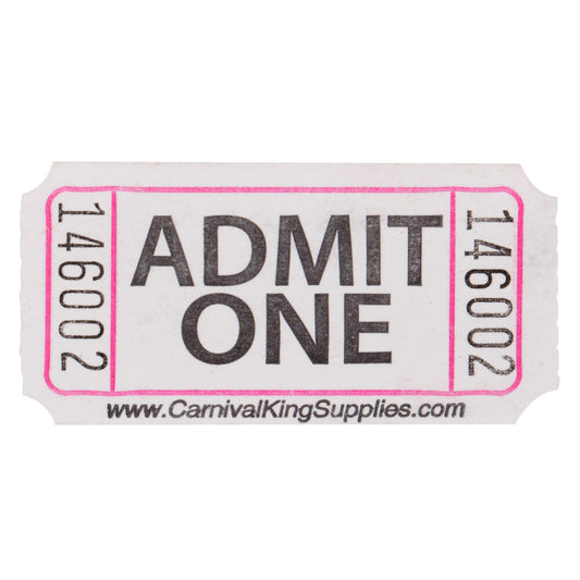 TICKETS: Admit One, Blank, appx. 2000