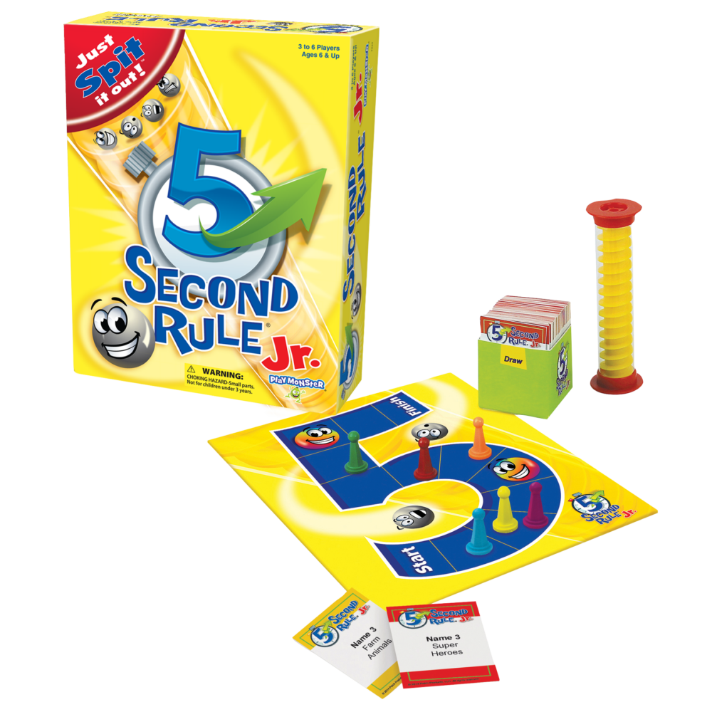 5 Second Rule Jr. game contents