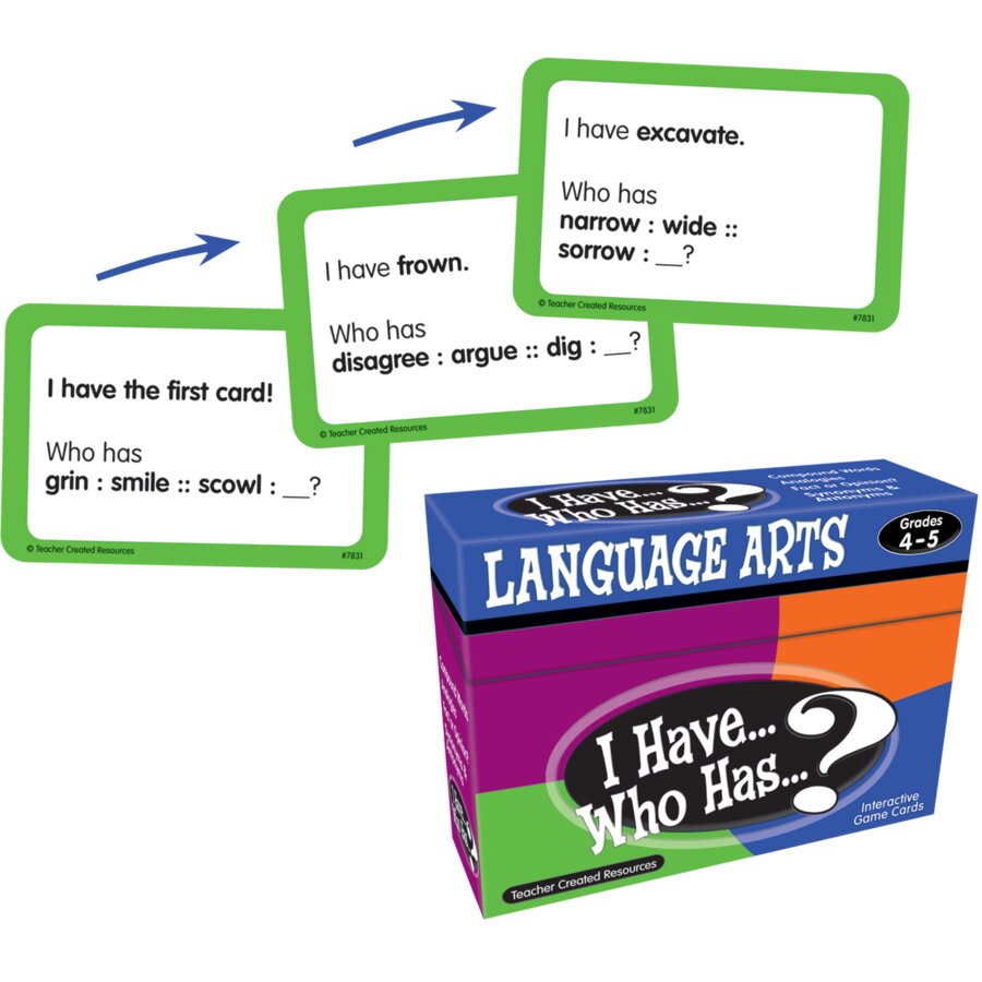 I Have Who Has Language Arts Grade 4-5 box