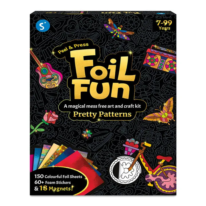 Skillmatics Foil Fun - Pretty Patterns, Mess Free Art